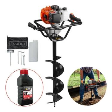 Imagem de Perfurador De Solo Tekna Ea52xs Broca 80x20 + Oleo Toyama 2t