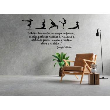 Imagem de Adesivo De Parede Pilates Mod01 - Lojinha Da Luc Adesivos