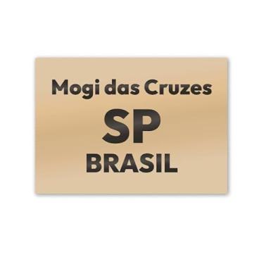 Imagem de Imã de Geladeira Mogi das Cruzes São Paulo MDF 8cm x 5cm