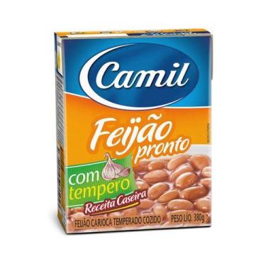 Imagem de Feijão Carioca Temperado Cozido CAMIL 380g
