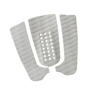 Imagem de oshhni 3 peças de mantas de tração para prancha de surfe, manta para os pés para skimboard, prancha curta standup, Branco