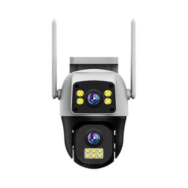 Imagem de Câmera De Vigilância Externa Sem Fio WiFi De 8MP 4G Com Cartão SIM, Le