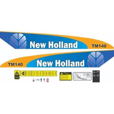 Imagem de Kit Adesivos - New Holland Tm140 Para Máquinas Pesadas - Spts