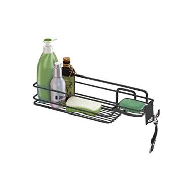 Imagem de Suporte Porta Shampoo Sabonete de Parede Banheiro Preto Ônix - 998ox Future