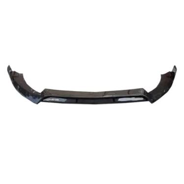 Imagem de Para-choque dianteiro de fibra de carbono, spoiler traseiro, saia lateral, kit de carroceria completo, compatível com Benz(Front Lip)
