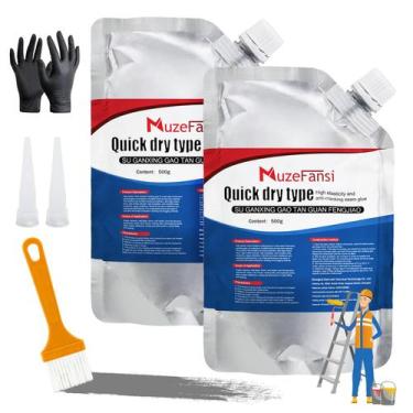 Imagem de Selante de rachaduras de concreto MuzeFansi Rapid Cure Waterproof, pac