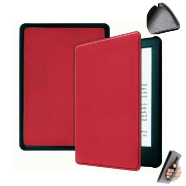 Imagem de Yzlvigrous Capa para Kindle 11th Gen 2024/2022, Capa Ultra Slim PU com Sono/despertar Automático, Tampa de 6 Polegadas com Alça de Mão e Casca Traseira de TPU Suave, Modelo: RS23CV/C2V2L3