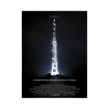 Imagem de Pôster De Tela De Arte De Filme Interestelar Decoração De Parede Cláss