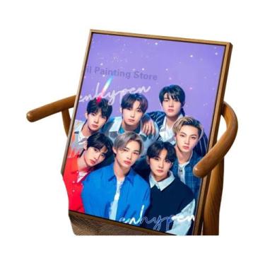 Imagem de E-ENHYPEN Kpop Man Adesivo De Pôster À Prova D'água Autoadesivo Para D