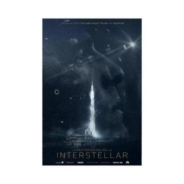 Imagem de Pôster De Tela De Arte De Filme Interestelar Decoração De Parede Cláss