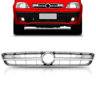 Imagem de Grade Radiador Corsa Montana 2003 2004 2005 2006 Cromado - SP ACESSÓRI