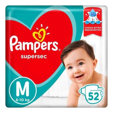 Imagem de Fralda Descartável Pampers Supersec M 52 Unidades