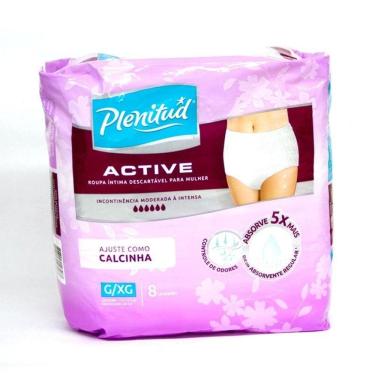 Imagem de Roupa Íntima Plenitud Femme G/XG - 8 Unidades