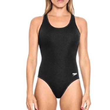 Imagem de Maiô Speedo Acqua Plus Feminino - Preto, GG