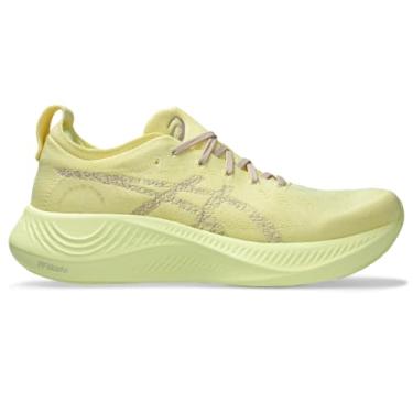 Imagem de ASICS Tênis de corrida unissex Nimbus Mirai, Amarelo/bege mineral, 12 Women/10.5 Men