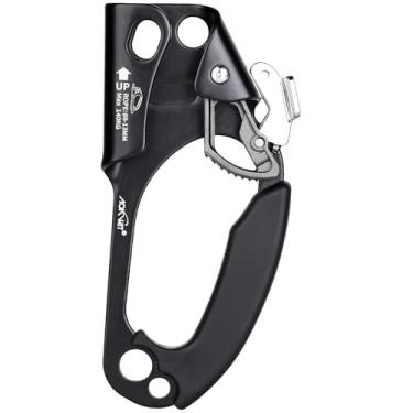 Imagem de Erosados Ascender manual para escalada ao ar livre, equipamento de rapel forte para escalada de corda de 8 a 13 mm, equipamento para escalada em árvores, montanhismo, espeleologia (mão direita)