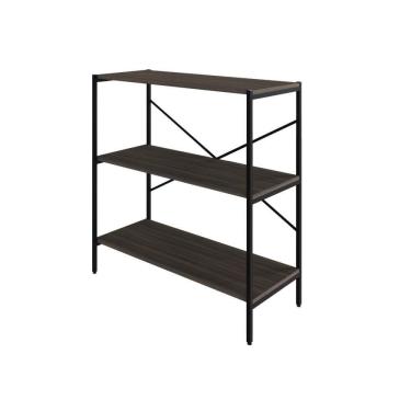 Imagem de Estante C/03 Prateleiras 84x80x33cm Tub Tueh883 Nogal - Nogal /