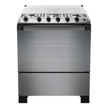 Imagem de Fogão de Piso Itatiaia New Dream Reflecta - Acendimento Automático, Prata