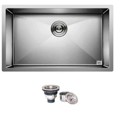 Imagem de Cuba Quadrada Inox 304 Gourmet 6040 Com Válvula - Ec043
