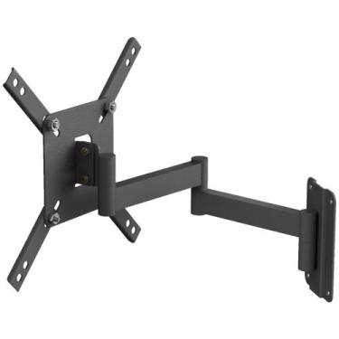 Imagem de SUPORTE TV 10" a 42" VESA 200X200 4 MOVIMENTOS PRETO - MULTIFORMA