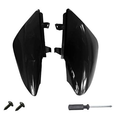 Imagem de PRO BAT Protetor De Escapamento Duplo Plástico Para Para-Lama Xr50 Crf50 Estilo 110 125Cc Pit Trail Mini Motos Chinesas Terra Thumpstar, Preto