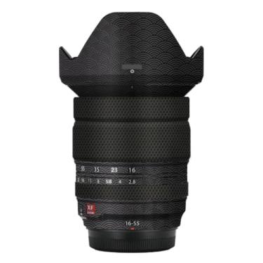 Imagem de XF 16-55 II Adesivo de película para lente de câmera antirarranhões para Fujifilm XF 16-55 mm F2.8 II Decalques de vinil (preto nuvens)