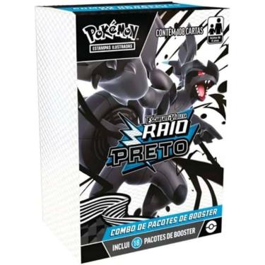 Imagem de Mini Display Pokémon Tcg Escarlate E Violeta 10.5 Raio Preto - 108 Cartas Copag