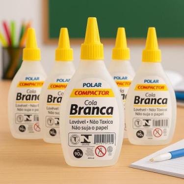 Imagem de Cola Branca Polar - Caixa com 12 Unidades-Compactor 90g
