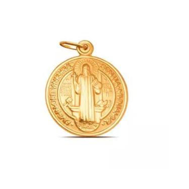 Imagem de 1904468 Pingente Medalha São Bento Ouro 18k Em Pé Pequeno - virtuale