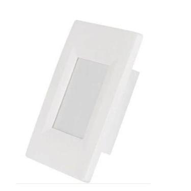 Imagem de Balizador de Embutir 4x2 Escada Parede Branco - Bella Light