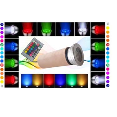 Imagem de Lanterna Cromoterapia Profissional 16 Cores Cabo 1,5 M - BR VISOR, Beg