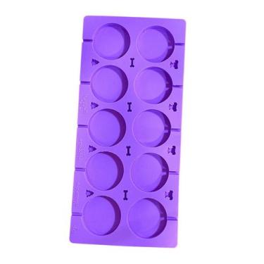 Imagem de L20 Molde de silicone pirulito redondo para decorar - confeitaria dos 
