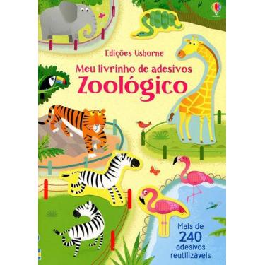 Imagem de Livro - Meu livrinho de adesivos: Zoológico