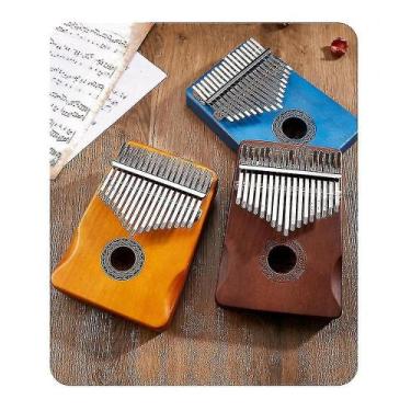 Imagem de Acordeões concertinas 17 teclas polegar piano portátil madeira dedo pi