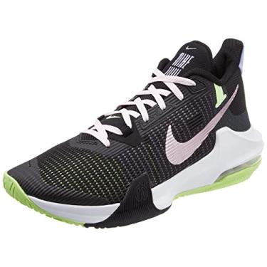 Imagem de Nike Tênis masculino Air Max Impact 3, Preto, rosa, espuma, verde fantasma, 10 US