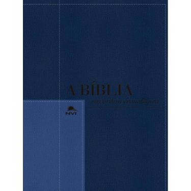 Imagem de Biblia Nvi Em Ordem Cronologica - Capa Azul