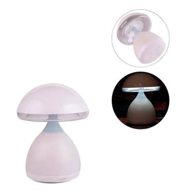 Imagem de Luminária Abajur Led Recarregável Cogumelo 7 Cores