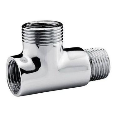 Imagem de 2X Adaptador T Para Tanque E Maquina De Lavar Parede 1/2 Gar