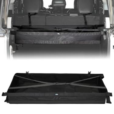 Imagem de JOYTUTUS Organizador de porta-malas de PVC dobrável traseiro para Wrangler JK JL 2007-2026 4 portas, porta-malas interior para equipamentos de viagem de acampamento, máximo de 10 a 20 kg