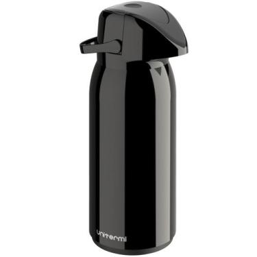 Imagem de Garrafa Térmica Pressão Verona Unitermi 1,8 Litro Café Chá, Preta