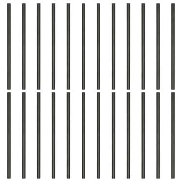 Imagem de PATIKIL Lápis HB, pacote com 24 lápis grafite redondo de madeira fina de 7 mm para escritório, desenho, mão pequena, preta