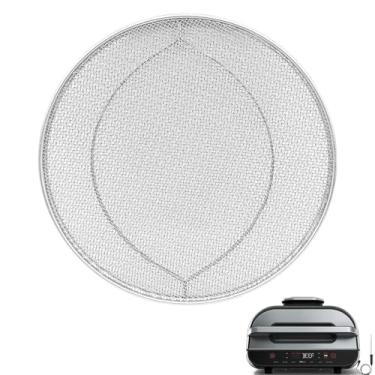 Imagem de GCQFZ Protetor contra respingos para churrasqueira Ninja FG551 Foodi Smart XL, acessórios de substituição de aço inoxidável para churrasqueira interna Ninja FG551 Foodi Smart XL 6 em 1