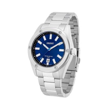 Imagem de Relógio Masculino Orient Azul Royal Aço Inoxidável Original Resistente