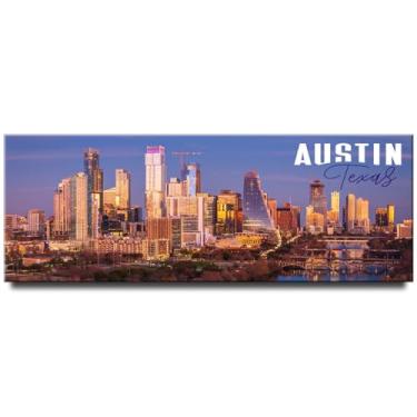 Imagem de Austin Panoramic Fridge Magnet Texas Travel Souvenir