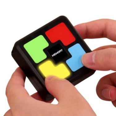 Imagem de Jogo Da Memória Eletrônico Luz Som Crianças Adultos Compacto Cabe no B