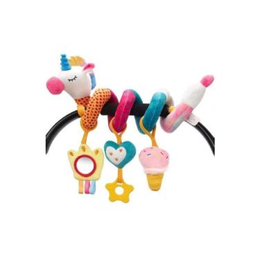 Imagem de Móbile Espiral de Unicórnio - Diversão e Conforto para o Seu Bebê