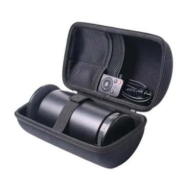 Imagem de inDomit Capa protetora rígida de viagem compatível com projetores 4K/1080P - Serve para Magcubic/Alwtniet/Aubor/HIPPUS, armazenamento de viagem para acessórios, preto