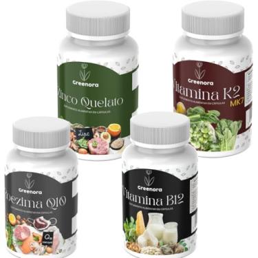 Imagem de Coenzima Q10 + Zinco Quelato + Vitamina K2 + Vitamina B12