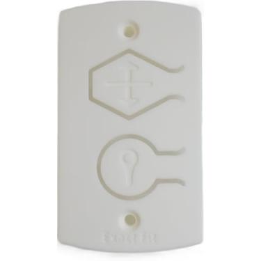 Imagem de Exact Fit Placa branca de dois botões – serve para porta de garagem Wayne Dalton Wall Station 309961 e 3976 abridor remoto, unidade de controle interno