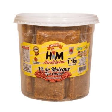 Imagem de Pé de Moleque Mineirinha Pote c /20 Unid. - 1,1Kg - DOCES H&M